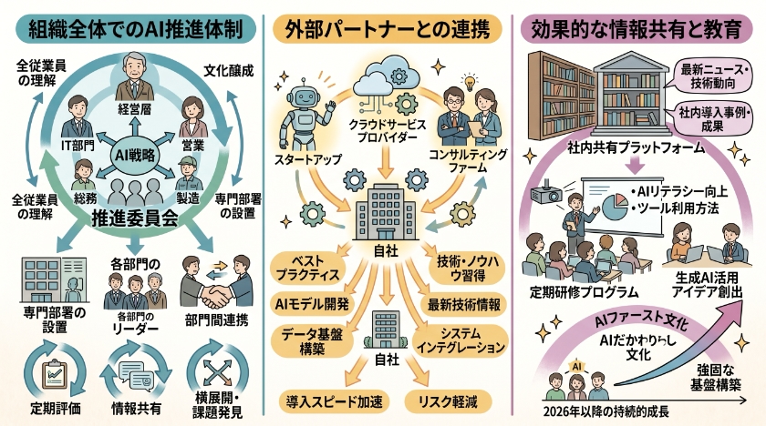 AIファースト時代の成功に向けた支援体制