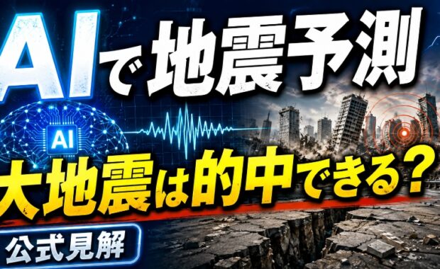 AIで地震予測を活用：大地震の発生を的中させる可能性と公式見解