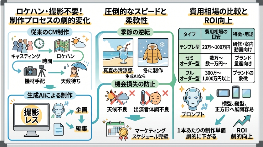 ロケハンも撮影も不要？制作プロセスに起きる劇的変化