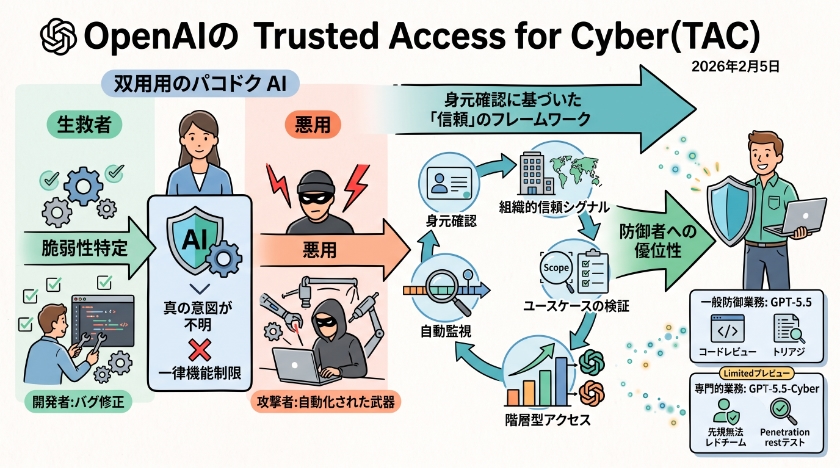 OpenAIの新機軸「Trusted Access for Cyber (TAC)」の正体