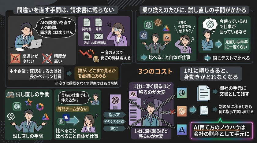 安くなっても消えない3つのコスト