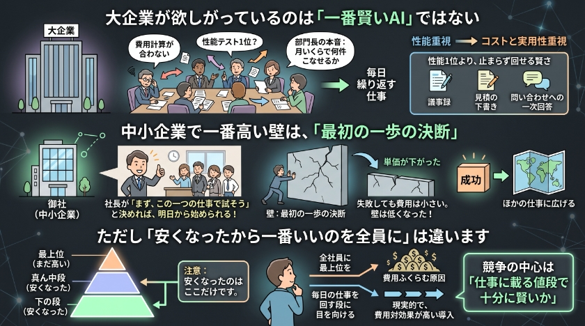 これは大企業の話? いいえ、御社にこそ関係があります