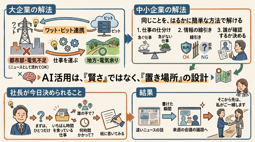 社長が今日決められることは、ひとつだけです
