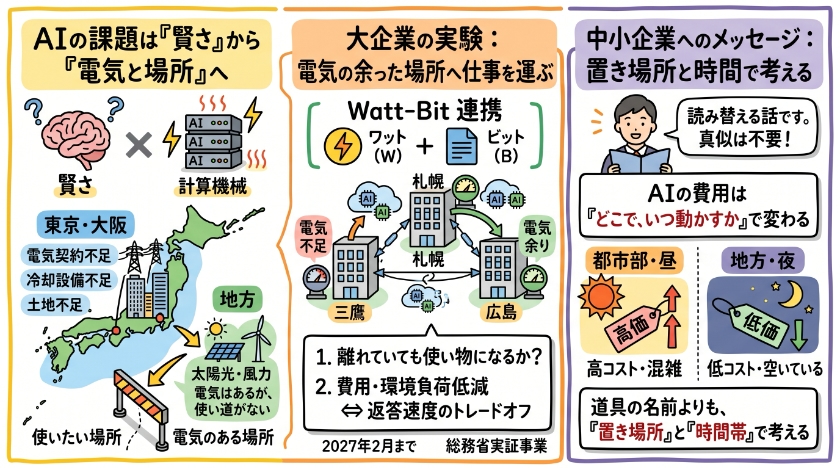 大企業が始めた実験は「電気の都合に、仕事を合わせる」話