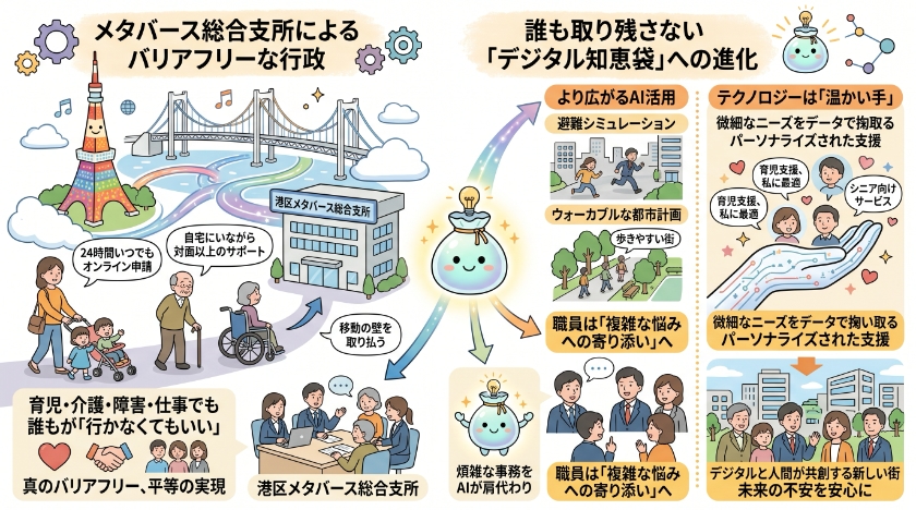メタバースとAIが拓く「行かなくてもいい区役所」の未来