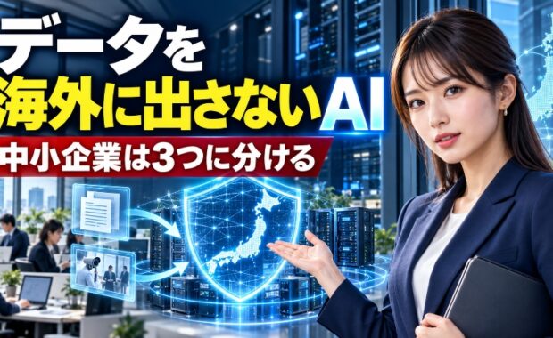 大企業向けのニュースに見えて、実は御社の話です。データを海外に出さないAIと中小企業の備え方