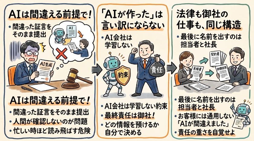 便利さの裏で曖昧になる、三つの責任