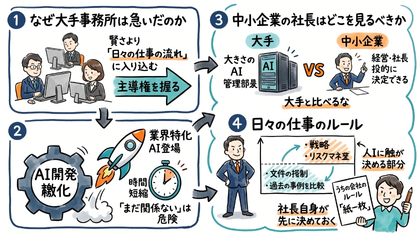 争っているのは「AIの賢さ」ではなく、日々の仕事の入り口