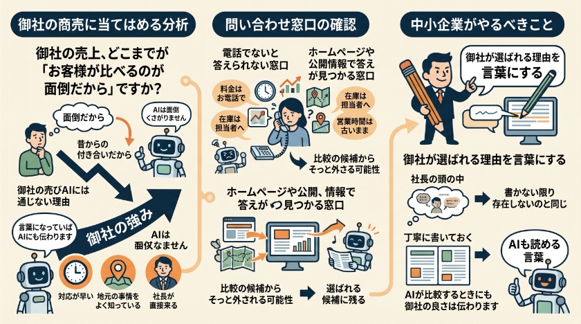私ならこう分析します——御社の商売に当てはめると