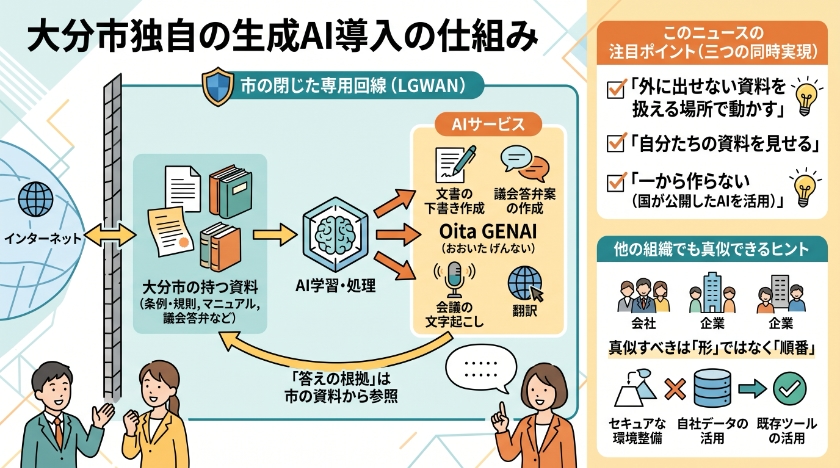 大分市は何を始めたのか まず事実だけ押さえます