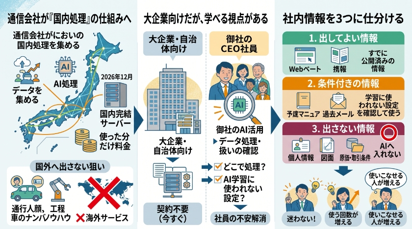 「お客様の情報を外に出せない」という悩みにどう向き合うか