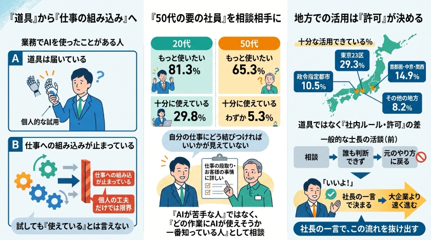 72.9%と16.9%、この差を社長はどう読むか