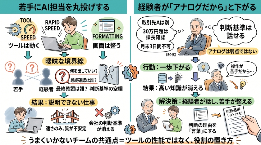 うまくいかないチームに共通する二つの型