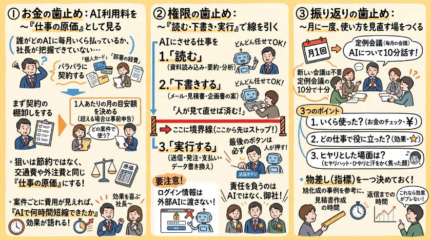 御社なら、AIとの付き合い方をこう決める