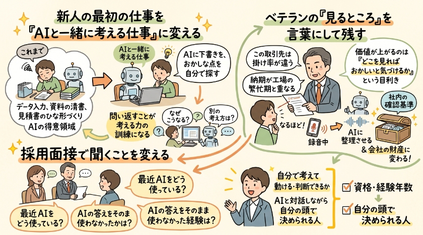御社の人の育て方をどう組み替えるか
