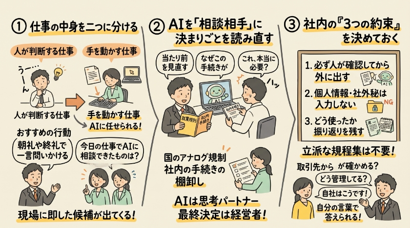 年末の中間整理までに、御社でやっておきたいこと