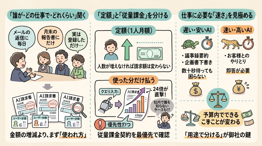 私なら、まず請求書をこう読み解きます