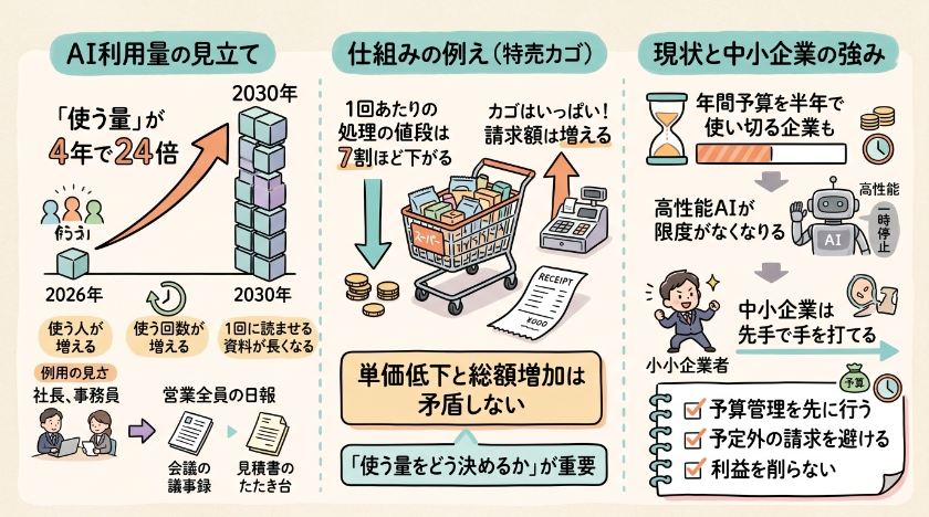 単価は下がるのに、請求額は増える仕組み