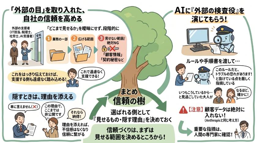 何が発表されたのか ― 外部の検査役を「社内」に置く仕組み