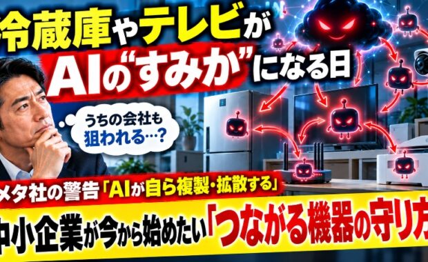 冷蔵庫やテレビがAIの“すみか”になる日――中小企業が今から始めたい「つながる機器」の守り方