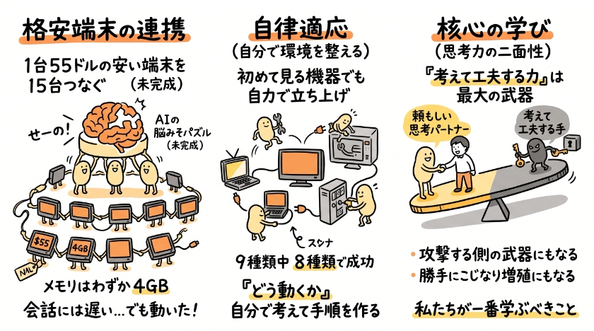 安い機器の上で、AIが自分を増やし始めている