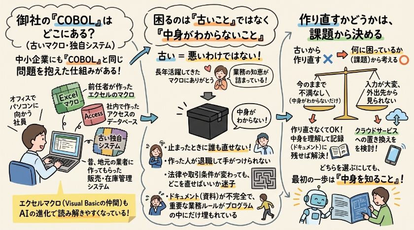 御社の「COBOL」はどこにあるか