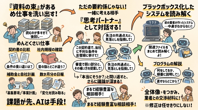 御社なら、どの仕事に使うか